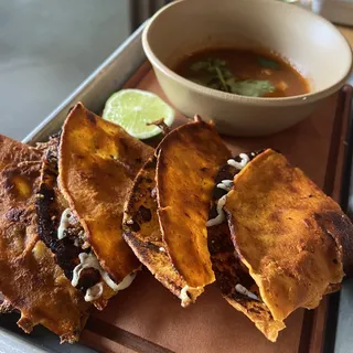 duck birria w/ broth