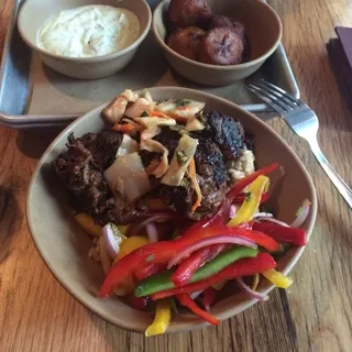 korean bbq ribeye rice bowl