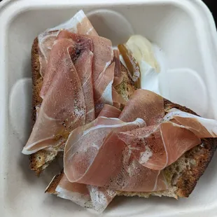 Prosciutto Toast