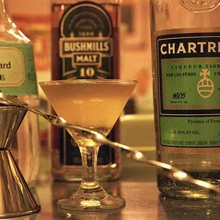 St. Patricks Day cocktail