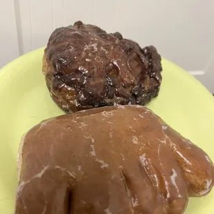 Bear claw and apple fritter