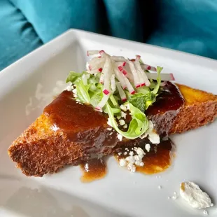 Goat cheese polenta. Kinda salty