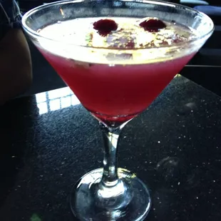 Blueberry Smash Martini