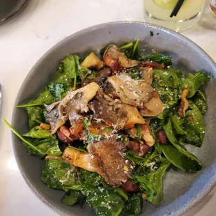 Portobello Salad, really surprisingly good.