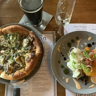 Wild Mushroom and Brie Pizza