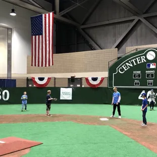 Kansas City Royals Annual Fanfest - indoor little league field
