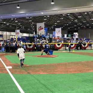 Kansas City Royals Annual Fanfest - indoor little league field