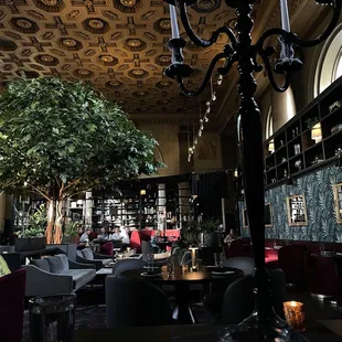 the interior of a restaurant