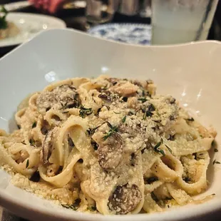 Fettuccine was super flavorful.