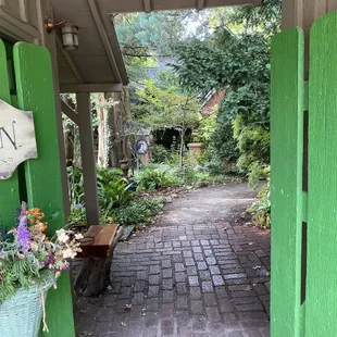 The entrance is like walking into another realm in a fairy tale.