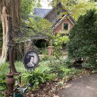 The picture of the gentleman is the doctor who started the garden in 1910. The place has a fascinating history.