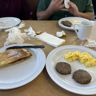 Pancake breakfast meal