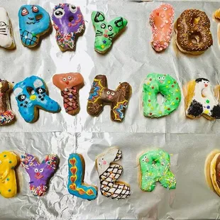 Amazing birthday donuts!