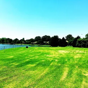 BPACC's lawn, in the mouth of the lovely Appling Lake!