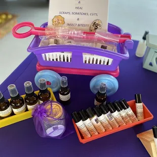 a variety of products