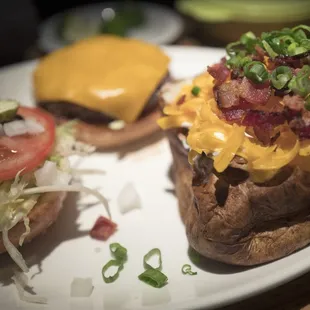Instead of fries, you can have an awesome baked potato!