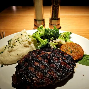 Pineapple marinated ribeye, my absolute fave!
