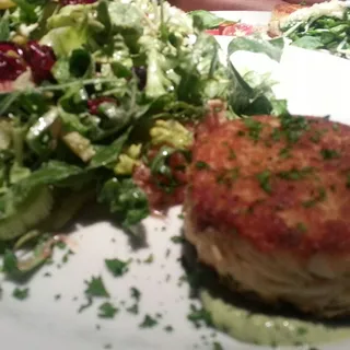 Green Goddess Crab Cake Salad