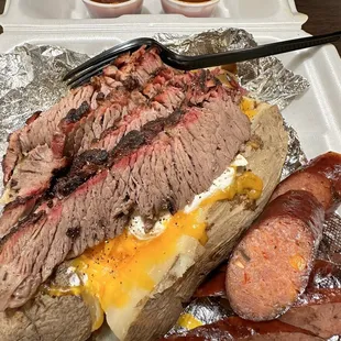 Baked Potato with Brisket