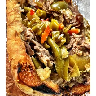 Bartoli&apos;s Italian Beef Sandwich! Another Winner! Very Classic !Very Chicago Way ! Very Good!  and Very Perfect!Boom!