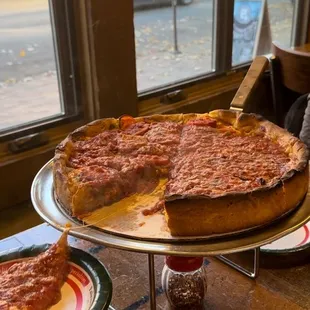 Veggie Deep Dish Bartoli&apos;s Chicago Classic Pizza