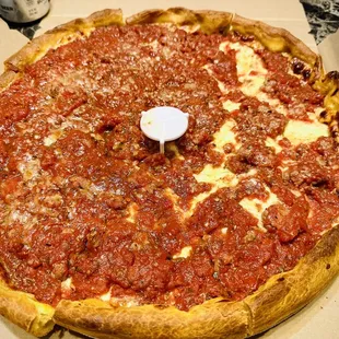 Large Sausage Deep Dish