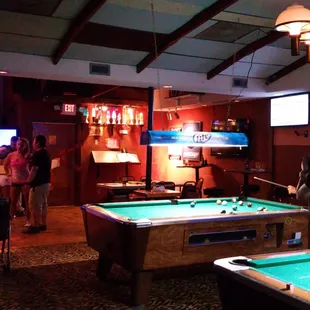billiards and pool tables