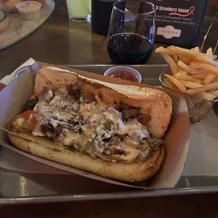 Cheesesteak. Was awful