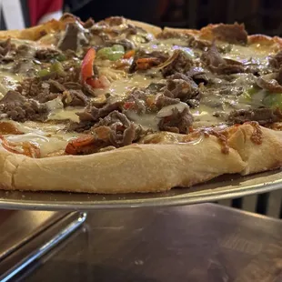 Texican Cheesesteak Pizza