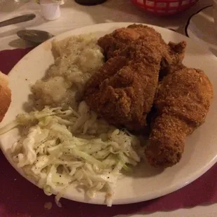 Standard 1/4-chicken plate.
