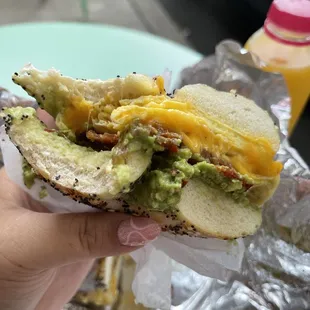 B.E.C with avocado