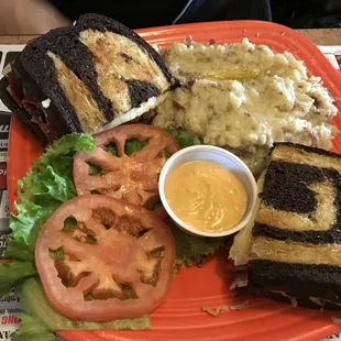 Reuben &amp; smashed potatoes