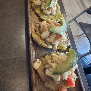 Shrimp Ceviche Crostone