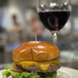 Happy hour burger $8