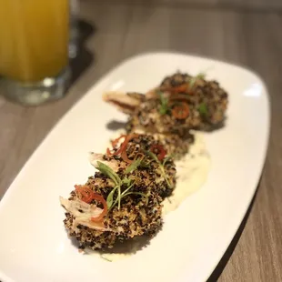 Crispy Quinoa Shrimp