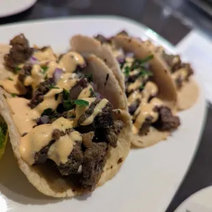 Steak tacos - chipotle crema really brought it all together