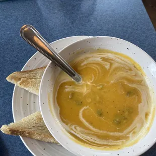 Curried Coconut Squash Soup