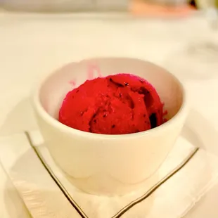 "Dragon Fruit sorbet" My absolute favorite sorbet OuiOui. Legend. Winners Circle indeed :)...