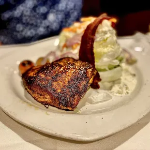 Sir Hubbers loved his blackened salmon.