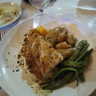 The panko baked walleye dinner was so amazing.