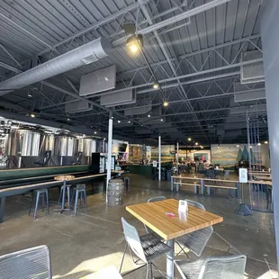Taproom open for coffee seating