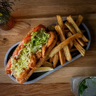 Shrimp Po-Boy Sandwich