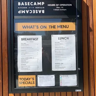 whats on the menu