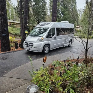 At home with our van.