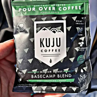 Coffee that's in the little baskets