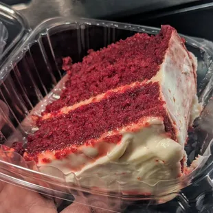 Red Velvet Cake w/ Cream Cheese Frosting