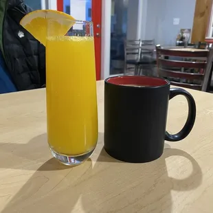 The mimosa was huge and so tasty!