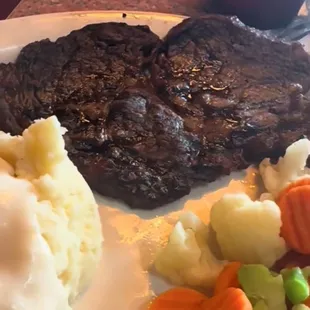 Steak dinner
