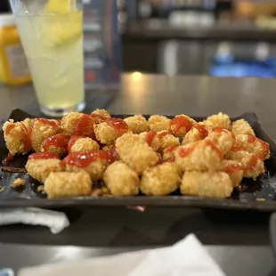 These are not just any tots- so crispy yet no greasy feel!