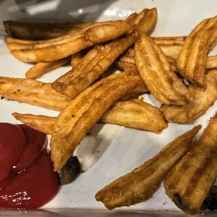 The french fries were the real star of the show.